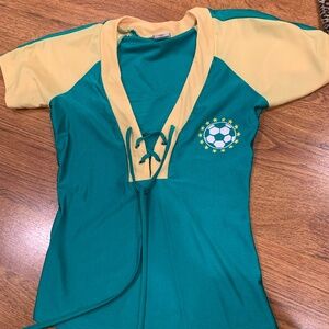 Sexy Soccer Player Halloween Costume Top size small